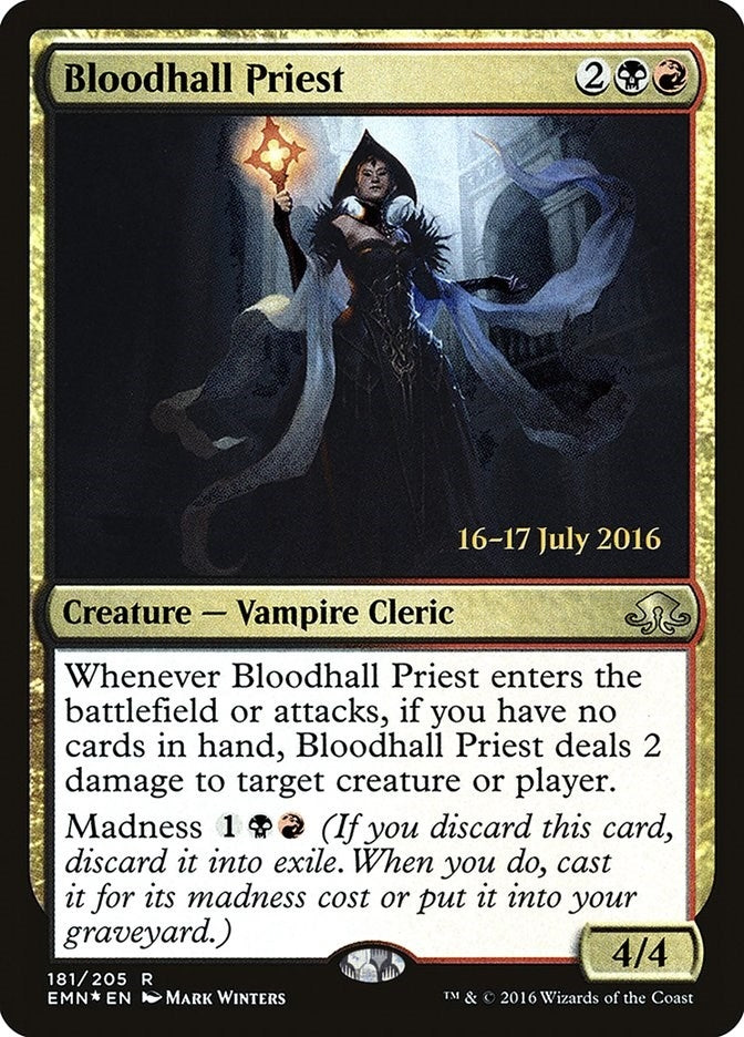 Image for Bloodhall Priest (181) [Prerelease Cards] - Magic: The Gathering
