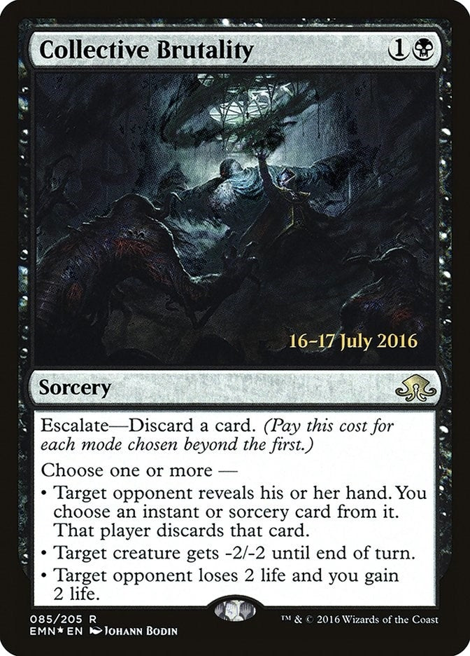 Image for Collective Brutality (85) [Prerelease Cards] - Magic: The Gathering