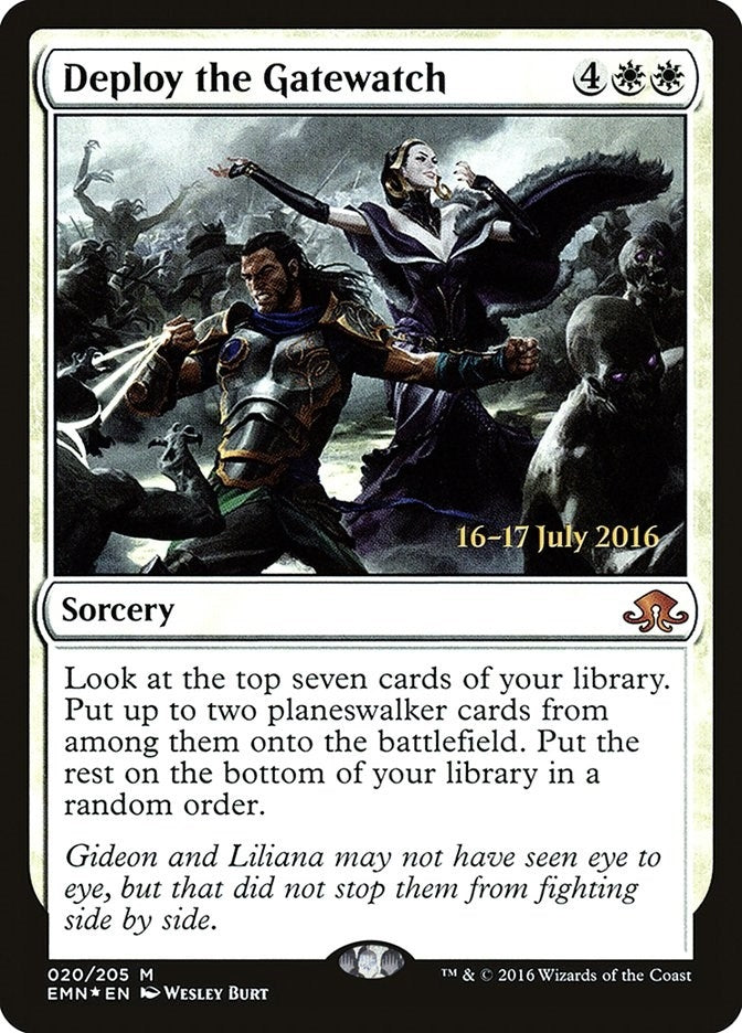 Image for Deploy the Gatewatch (20) [Prerelease Cards] - Magic: The Gathering