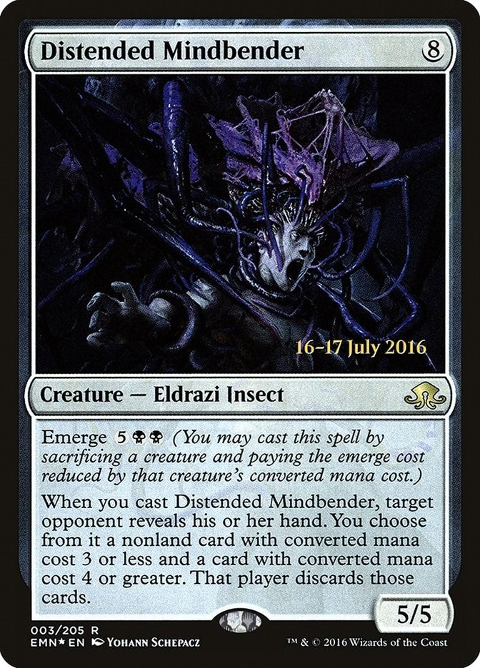 Image for Distended Mindbender (3) [Prerelease Cards] - Magic: The Gathering