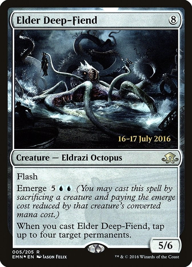 Image for Elder Deep-Fiend (5) [Prerelease Cards] - Magic: The Gathering