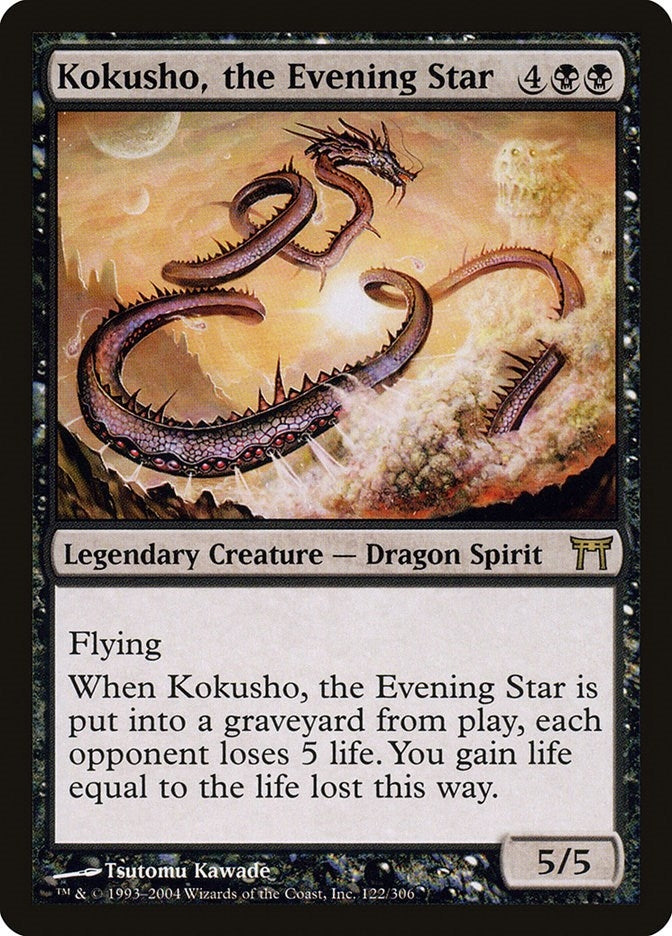 Image for Kokusho, the Evening Star (122) [Champions of Kamigawa] - Magic: The Gathering