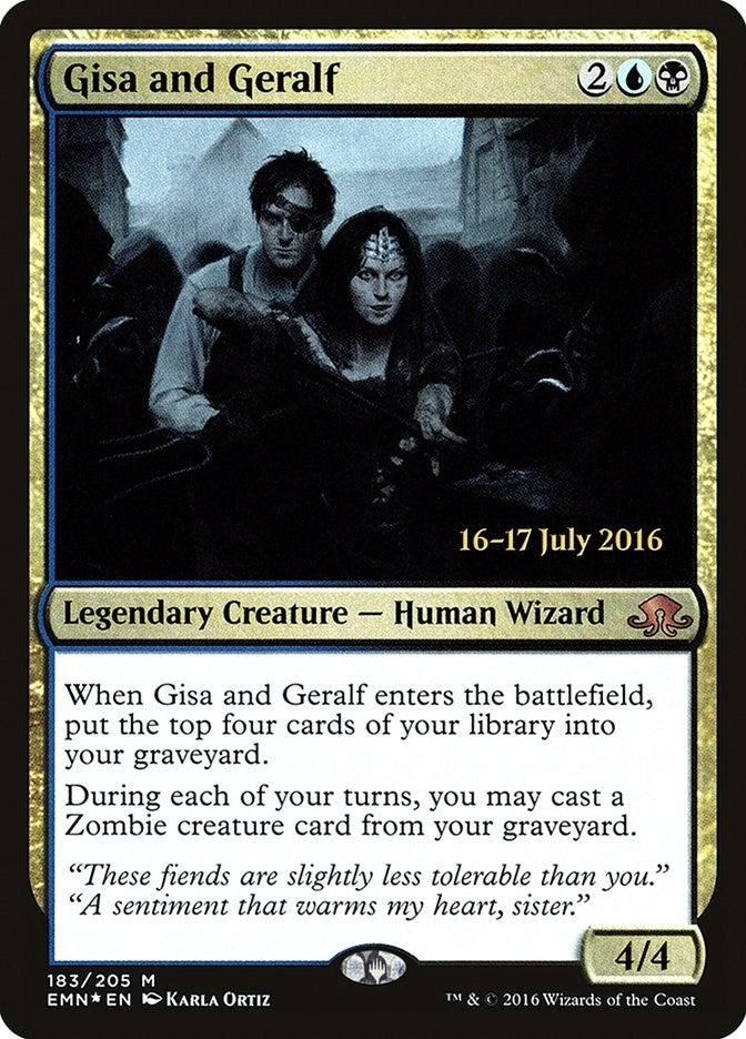 Image for Gisa and Geralf (183) [Prerelease Cards] - Magic: The Gathering