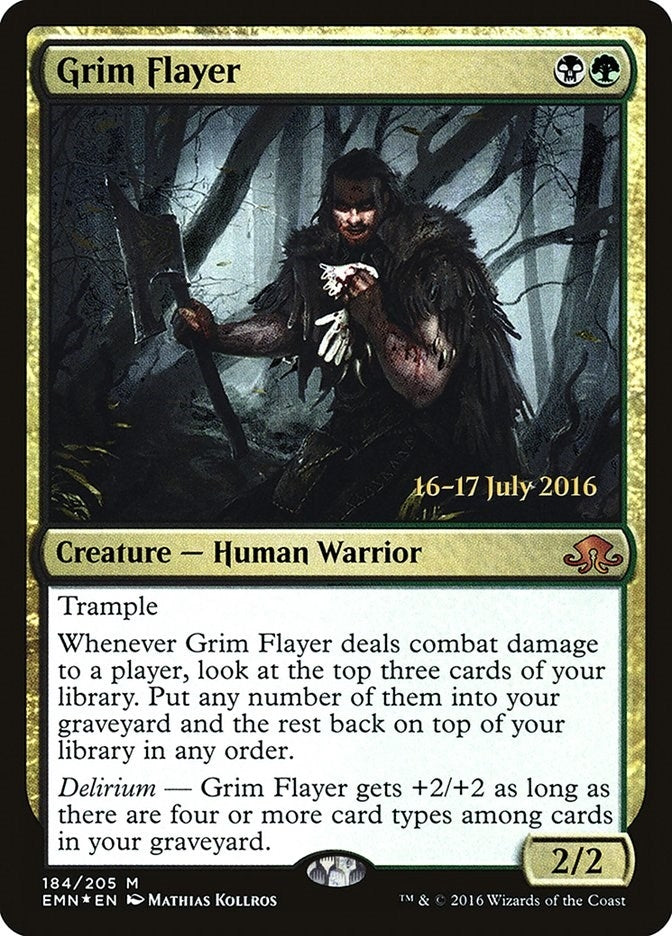 Image for Grim Flayer (184) [Prerelease Cards] - Magic: The Gathering