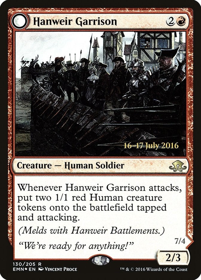 Image for Hanweir Garrison (130) [Prerelease Cards] - Magic: The Gathering