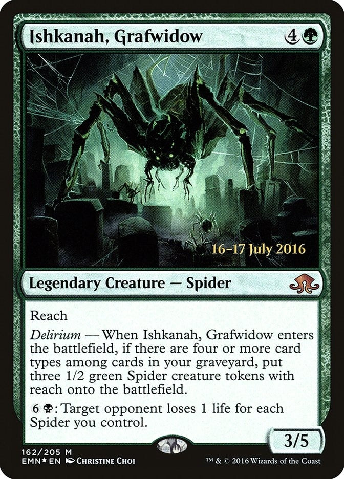 Image for Ishkanah, Grafwidow (162) [Prerelease Cards] - Magic: The Gathering