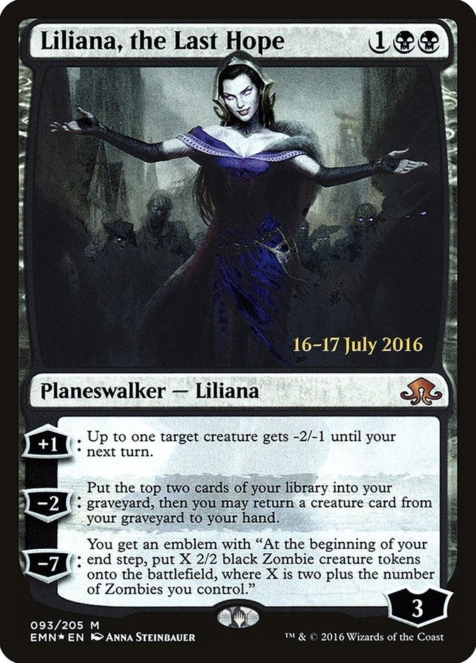 Image for Liliana, the Last Hope (93) [Prerelease Cards] - Magic: The Gathering
