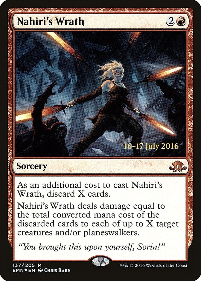 Image for Nahiri's Wrath (137) [Prerelease Cards] - Magic: The Gathering
