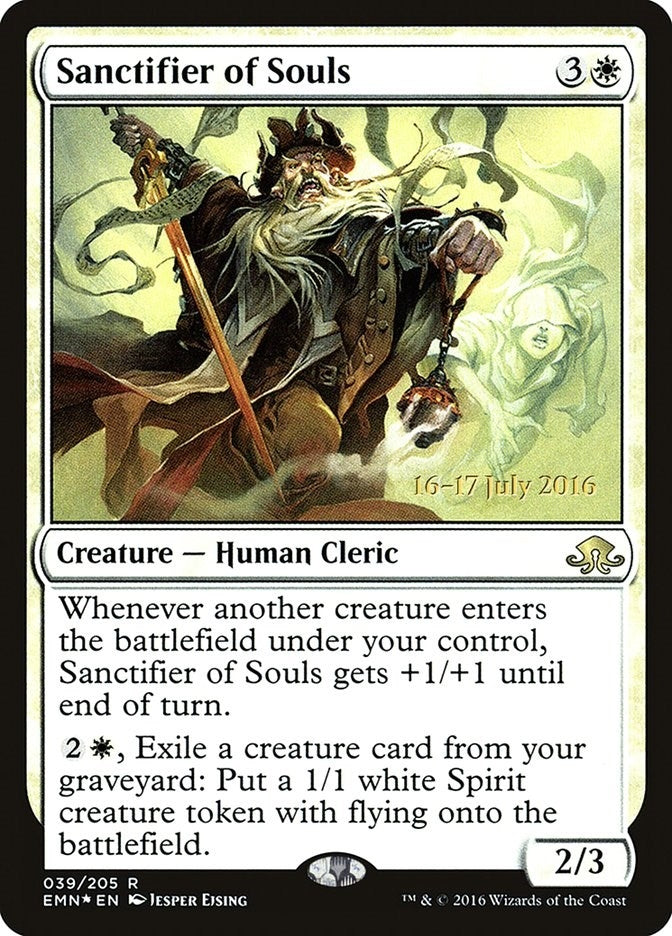 Image for Sanctifier of Souls (39) [Prerelease Cards] - Magic: The Gathering