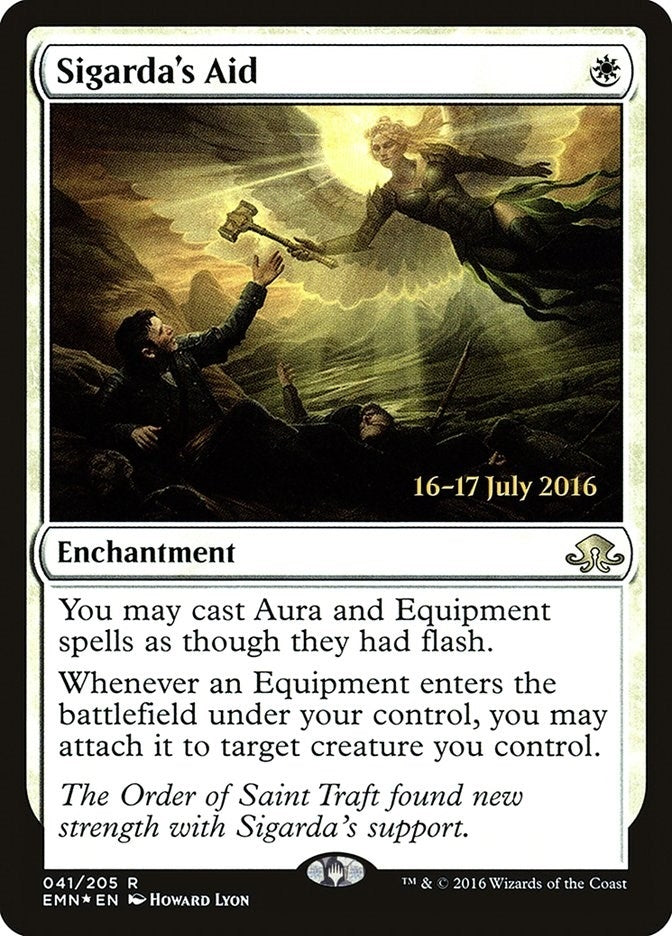 Image for Sigarda's Aid (41) [Prerelease Cards] - Magic: The Gathering