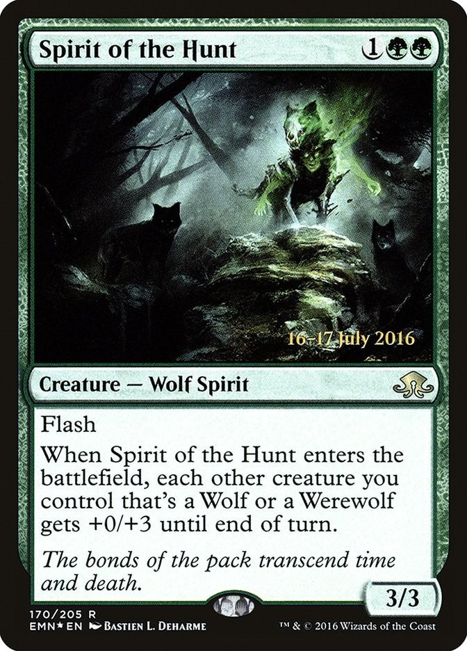Image for Spirit of the Hunt (170) [Prerelease Cards] - Magic: The Gathering