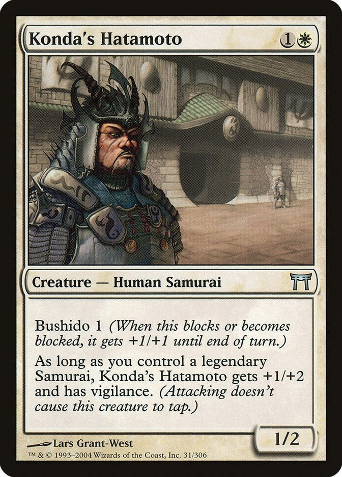 Image for Konda's Hatamoto (31) [Champions of Kamigawa] - Magic: The Gathering