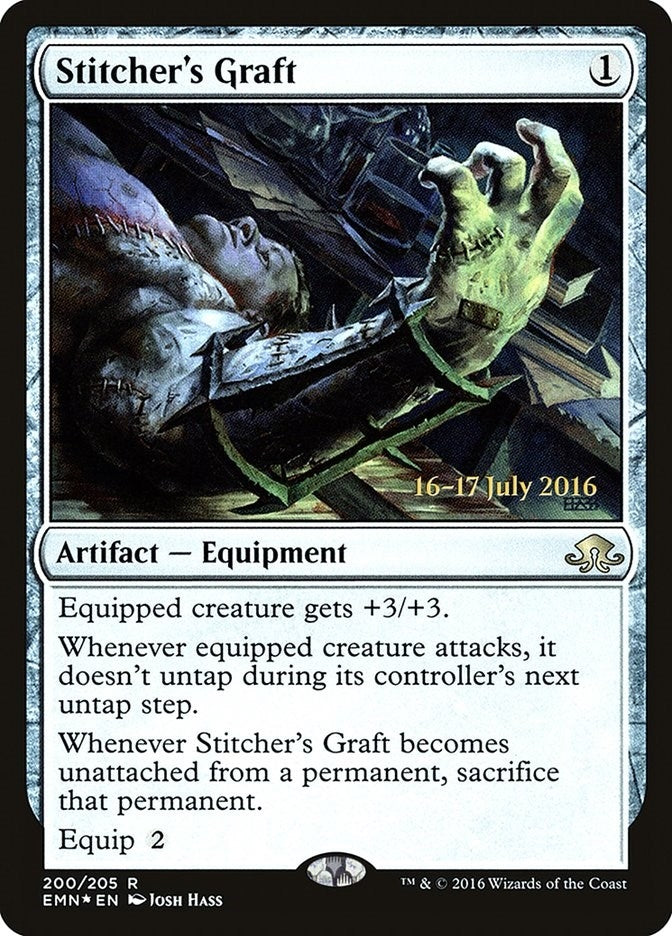 Image for Stitcher's Graft (200) [Prerelease Cards] - Magic: The Gathering