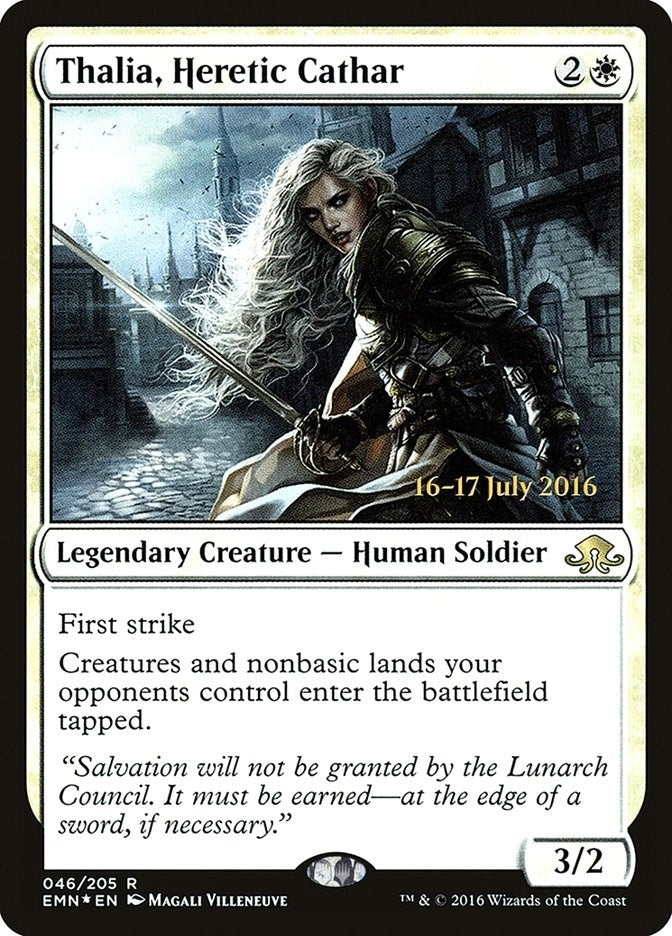 Image for Thalia, Heretic Cathar (46) [Prerelease Cards] - Magic: The Gathering
