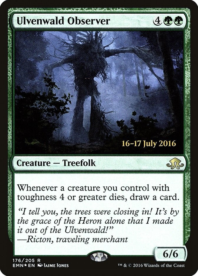 Image for Ulvenwald Observer (176) [Prerelease Cards] - Magic: The Gathering
