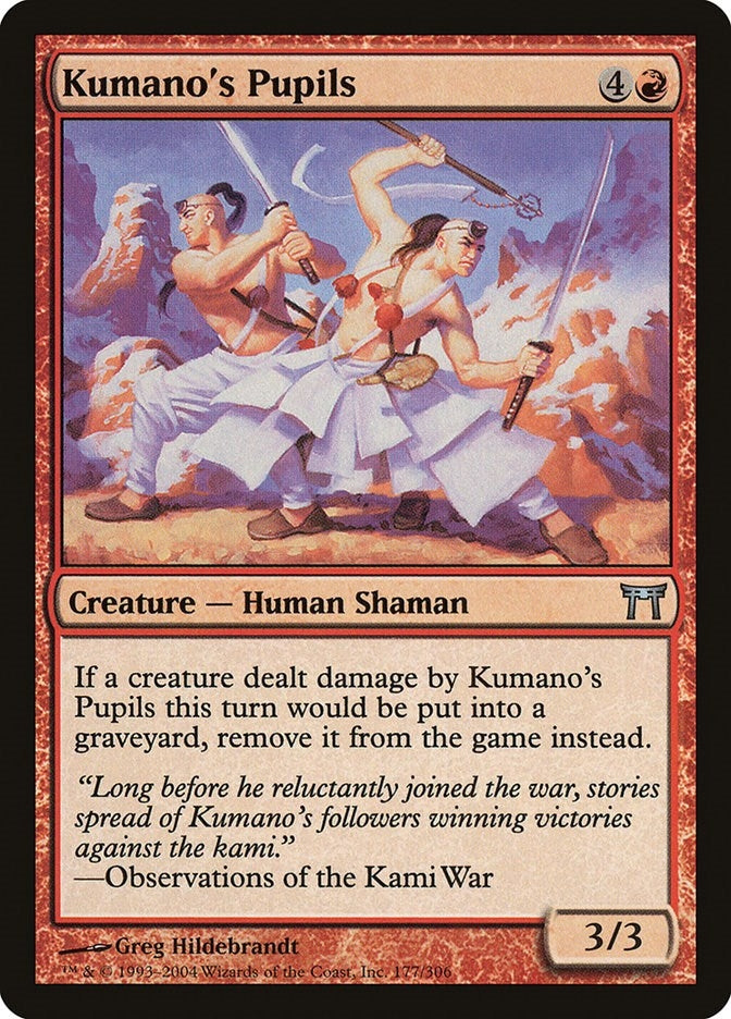 Image for Kumano's Pupils (177) [Champions of Kamigawa] - Magic: The Gathering