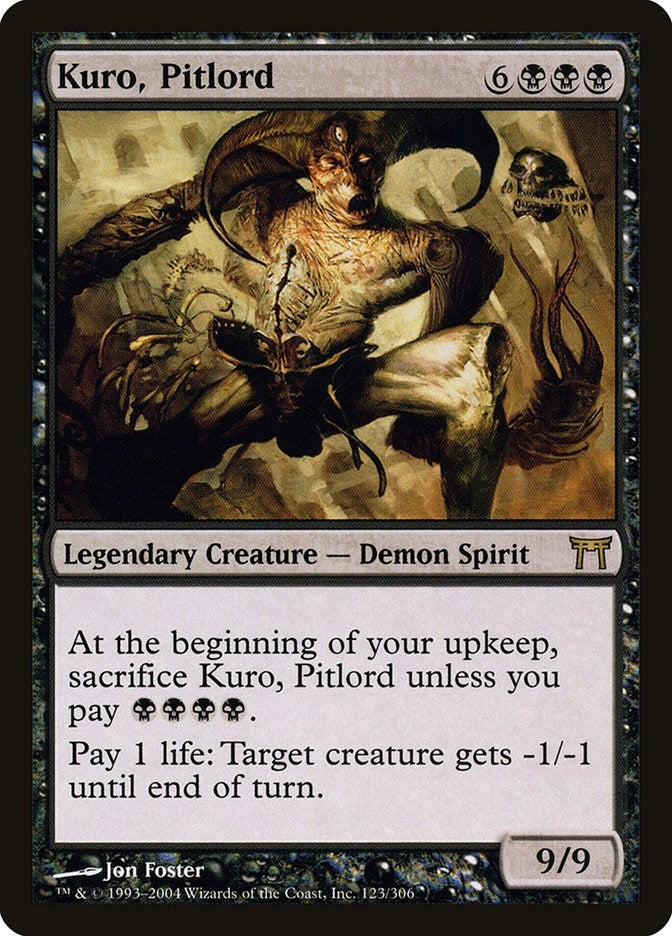 Image for Kuro, Pitlord (123) [Champions of Kamigawa] - Magic: The Gathering