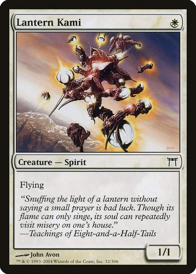 Image for Lantern Kami (32) [Champions of Kamigawa] - Magic: The Gathering
