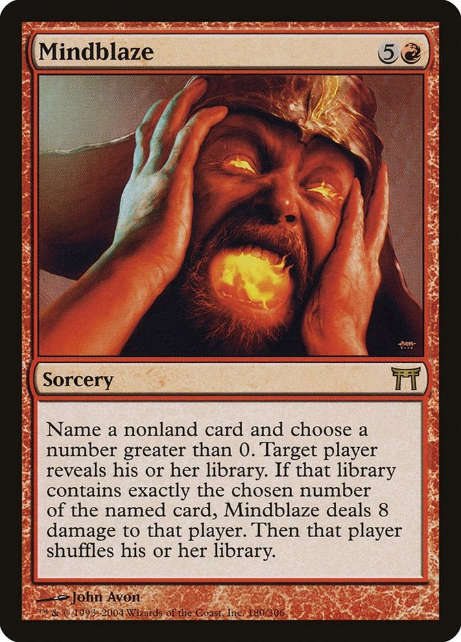 Image for Mindblaze (180) [Champions of Kamigawa] - Magic: The Gathering