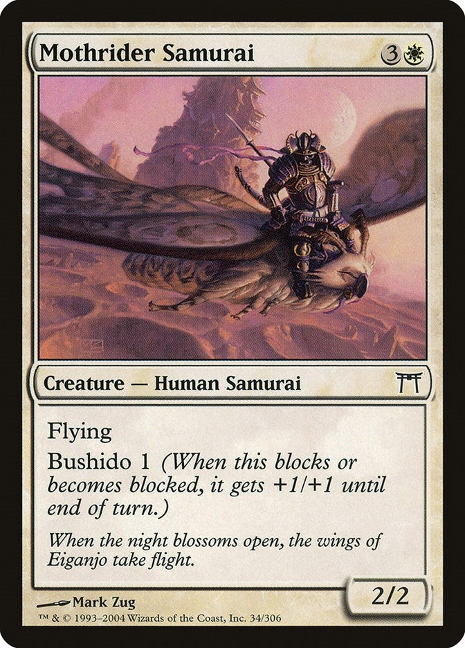 Image for Mothrider Samurai (34) [Champions of Kamigawa] - Magic: The Gathering