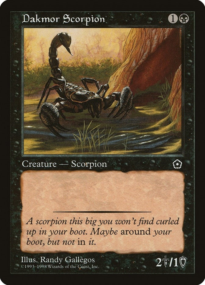 Image for Dakmor Scorpion [Portal Second Age] - Magic: The Gathering