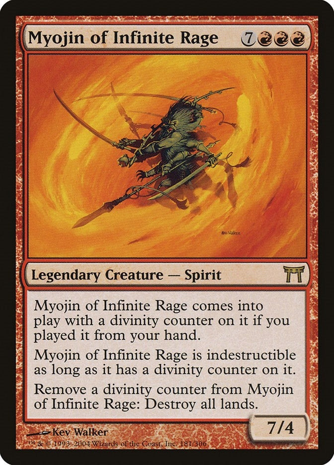 Image for Myojin of Infinite Rage (181) [Champions of Kamigawa] - Magic: The Gathering