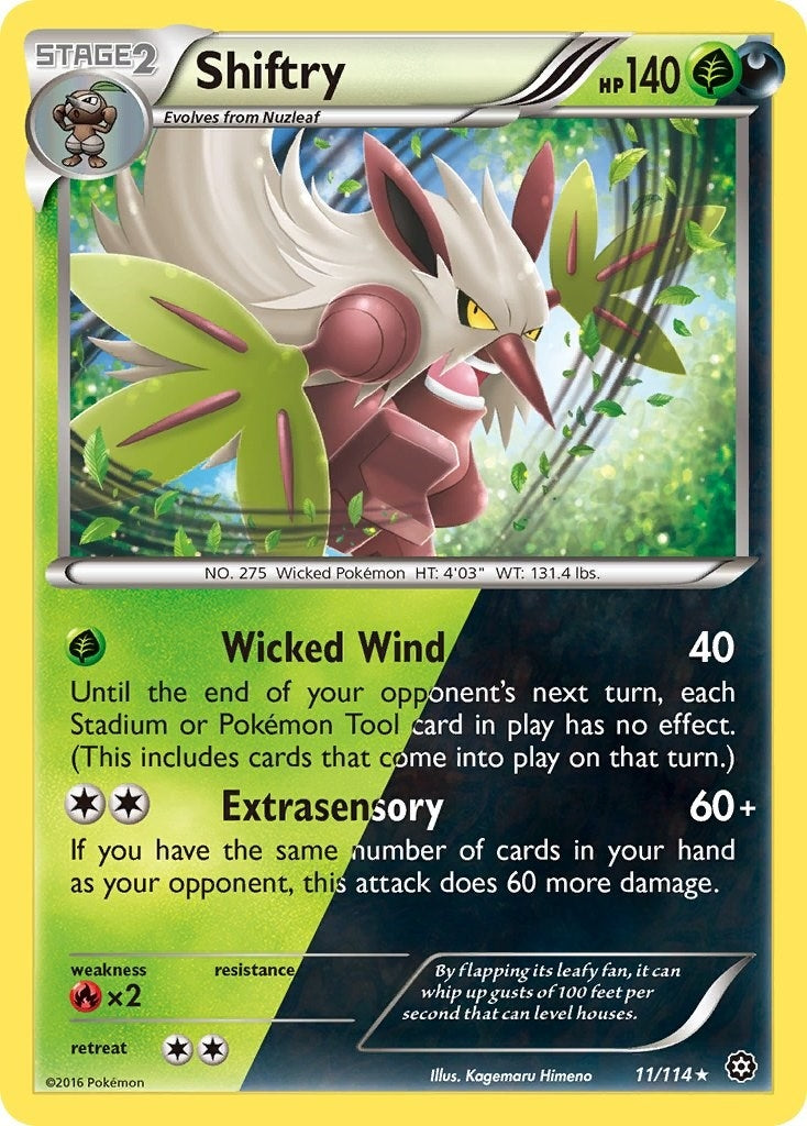Image for Shiftry (11/114) [XY - Steam Siege] - Pokemon