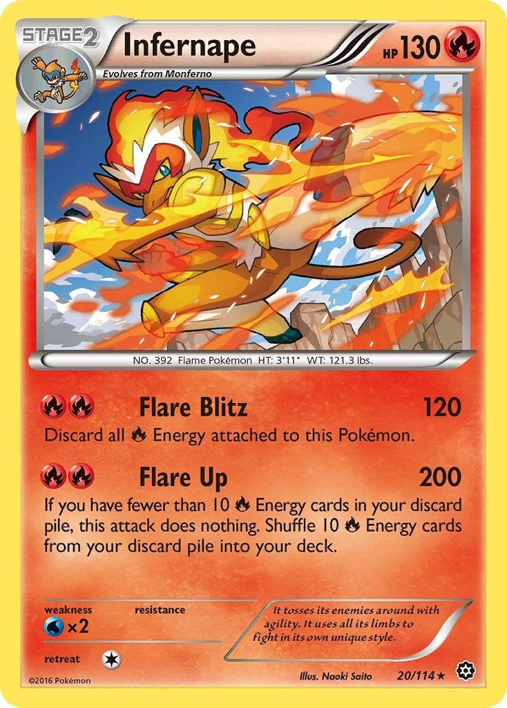 Infernape (20/114) [XY - Steam Siege]