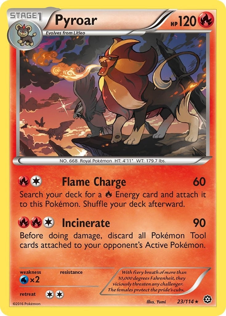 Image for Pyroar (23/114) [XY - Steam Siege] - Pokemon