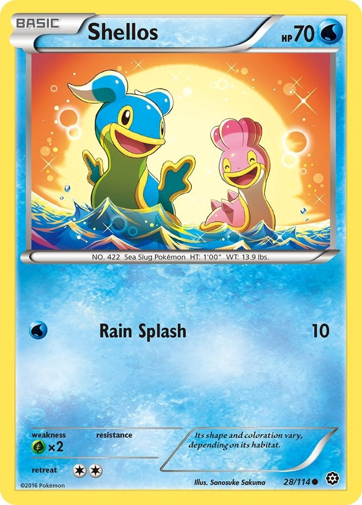 Image for Shellos (28/114) [XY - Steam Siege] - Pokemon