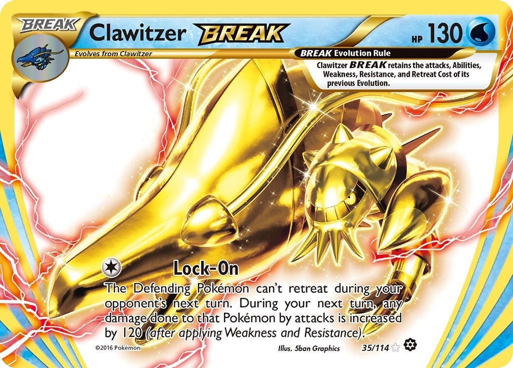 Image for Clawitzer BREAK (35/114) [XY - Steam Siege] - Pokemon