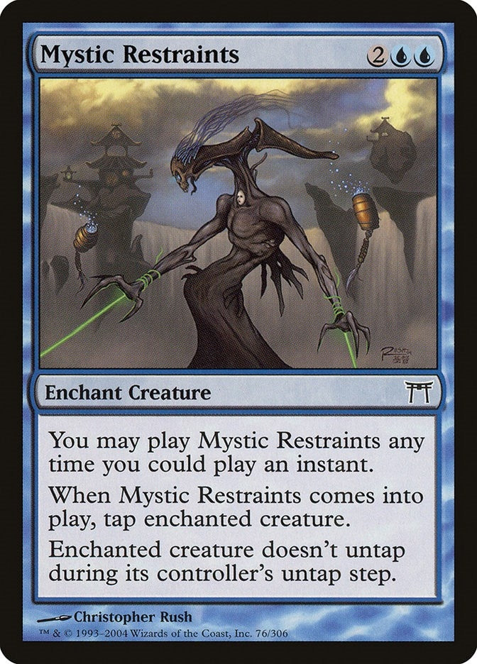 Image for Mystic Restraints (76) [Champions of Kamigawa] - Magic: The Gathering