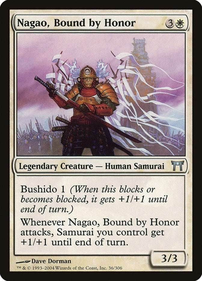 Image for Nagao, Bound by Honor (36) [Champions of Kamigawa] - Magic: The Gathering