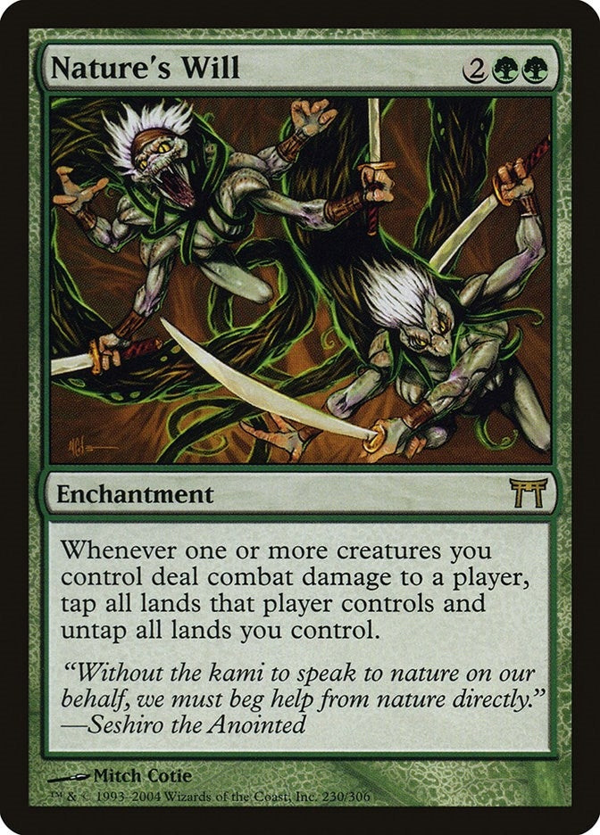 Image for Nature's Will (230) [Champions of Kamigawa] - Magic: The Gathering