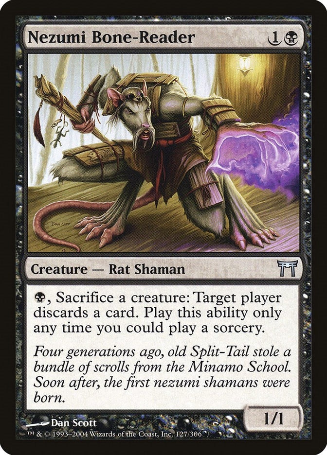 Image for Nezumi Bone-Reader (127) [Champions of Kamigawa] - Magic: The Gathering