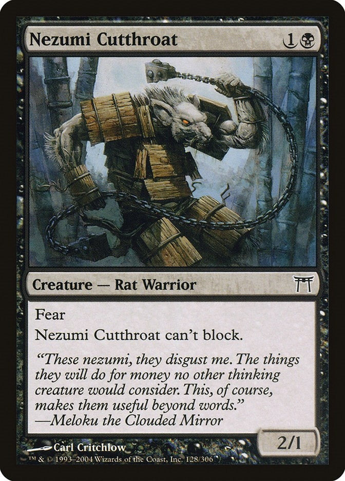 Image for Nezumi Cutthroat (128) [Champions of Kamigawa] - Magic: The Gathering