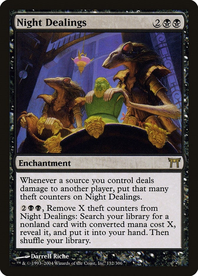 Image for Night Dealings (132) [Champions of Kamigawa] - Magic: The Gathering