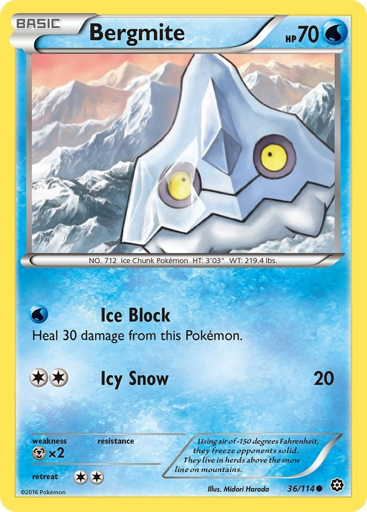 Image for Bergmite (36/114) [XY - Steam Siege] - Pokemon