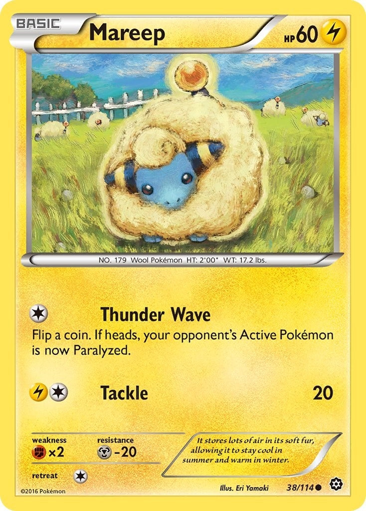 Image for Mareep (38/114) [XY - Steam Siege] - Pokemon