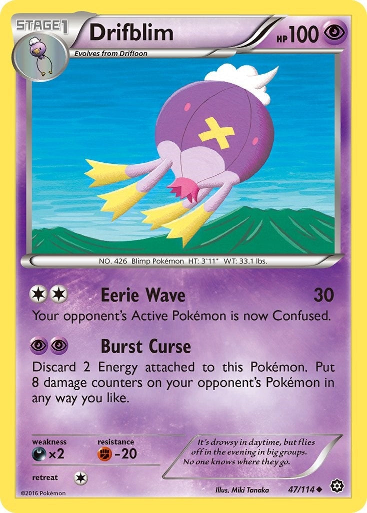 Image for Drifblim (47/114) [XY - Steam Siege] - Pokemon
