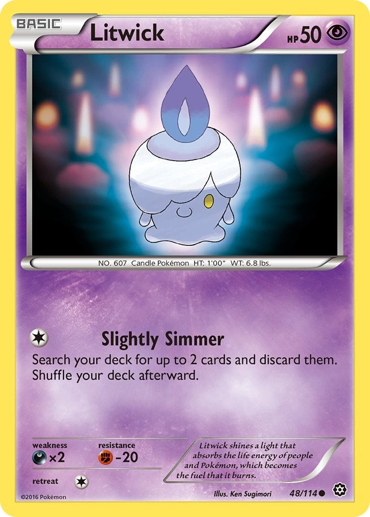 Image for Litwick (48/114) [XY - Steam Siege] - Pokemon