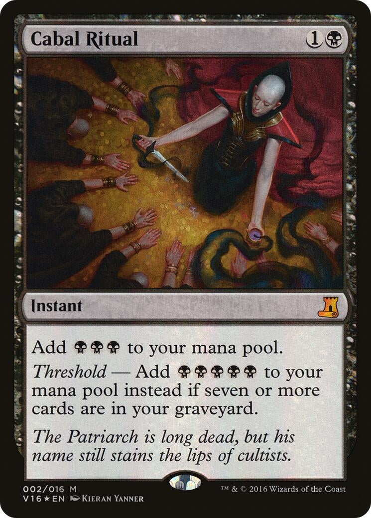 Image for Cabal Ritual (2) [From the Vault: Lore] - Magic: The Gathering