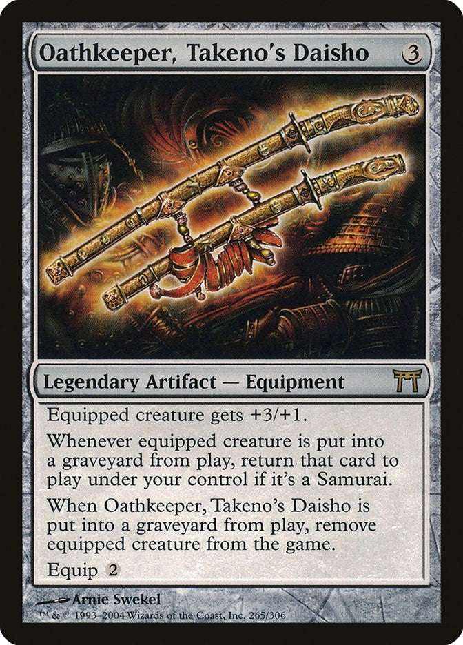 Image for Oathkeeper, Takeno's Daisho (265) [Champions of Kamigawa] - Magic: The Gathering