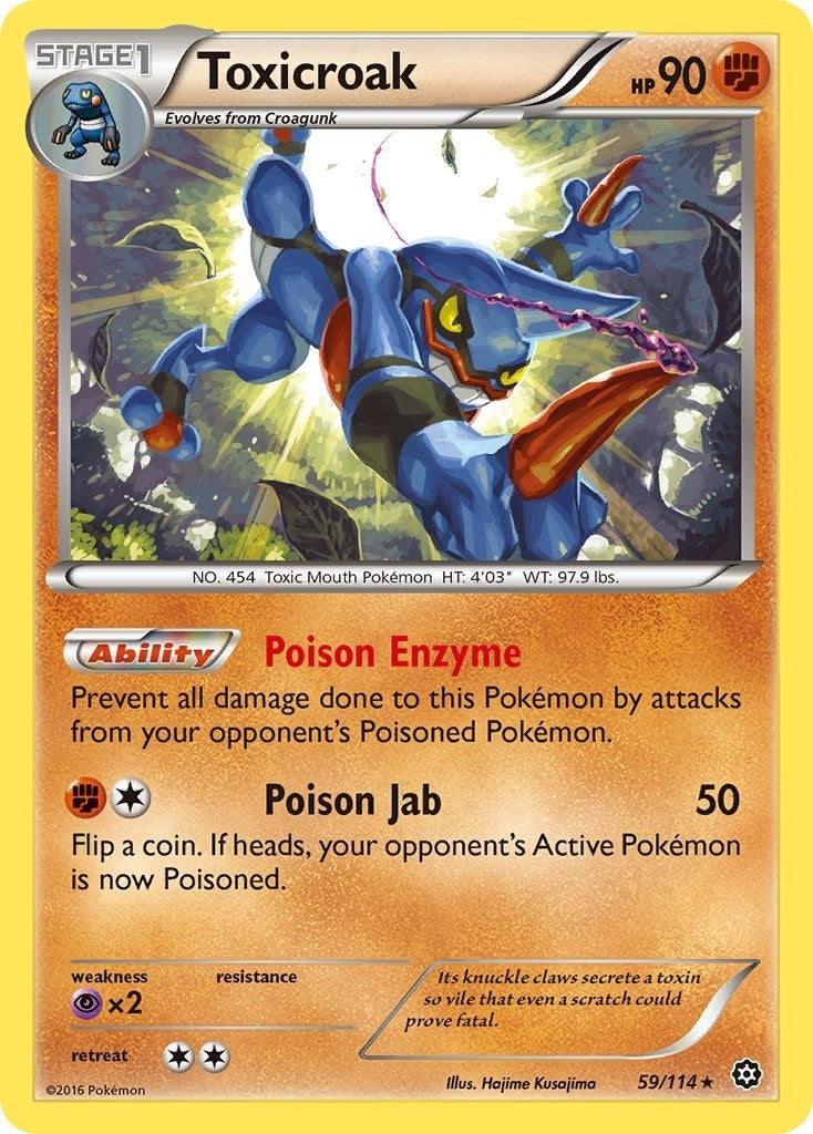 Image for Toxicroak (59/114) [XY - Steam Siege] - Pokemon