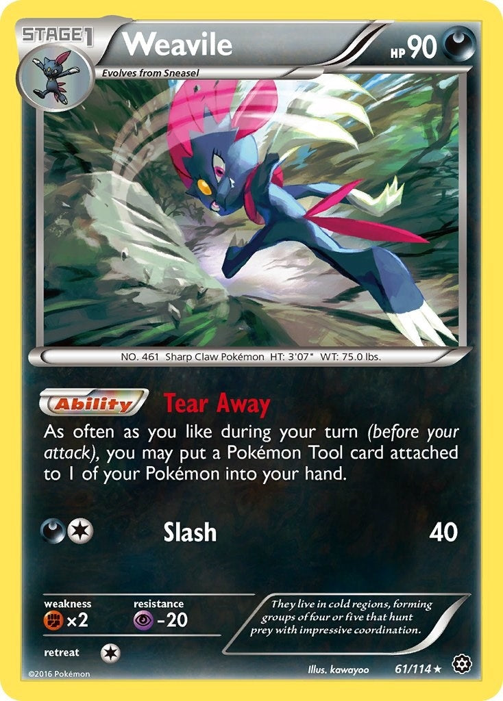 Image for Weavile (61/114) [XY - Steam Siege] - Pokemon