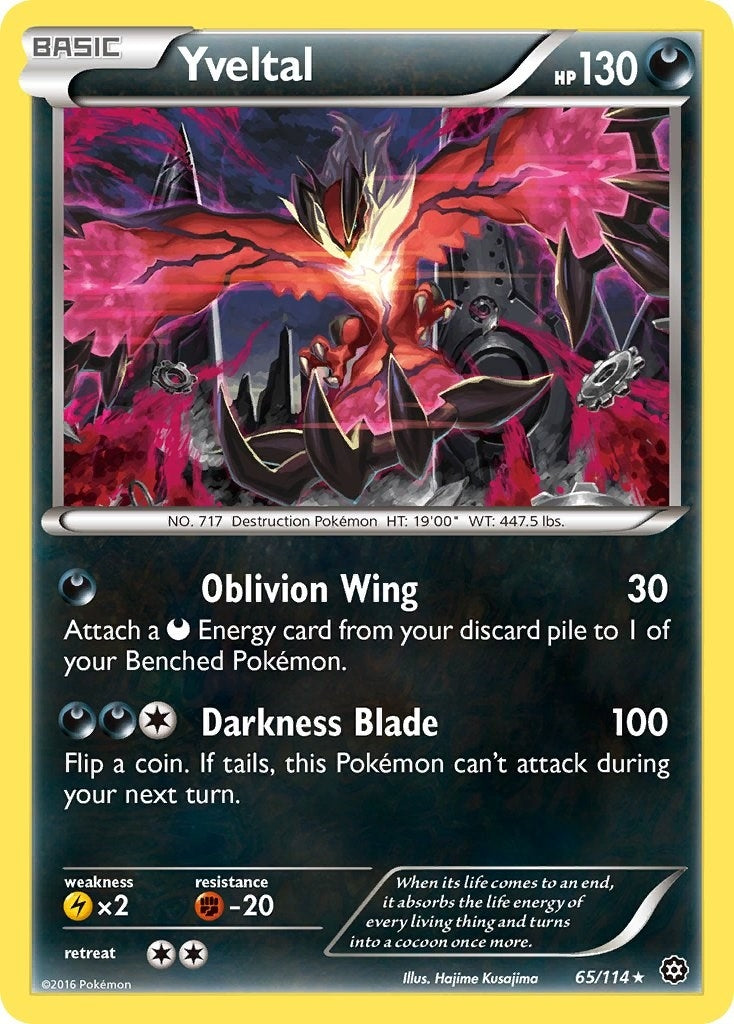 Image for Yveltal (65/114) [XY - Steam Siege] - Pokemon