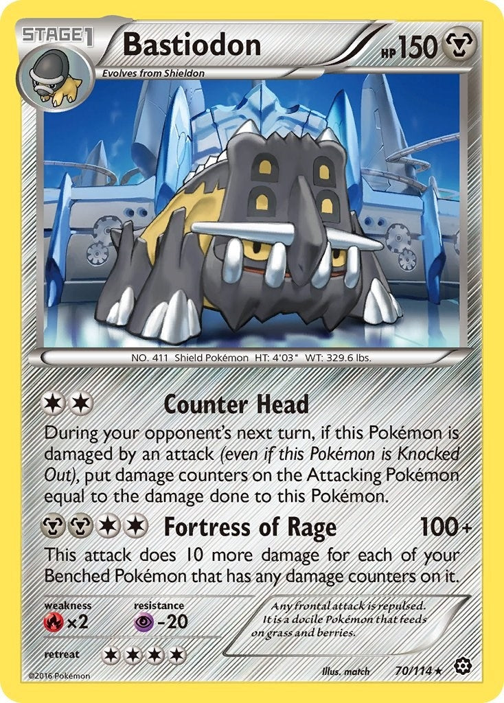 Image for Bastiodon (70/114) [XY - Steam Siege] - Pokemon