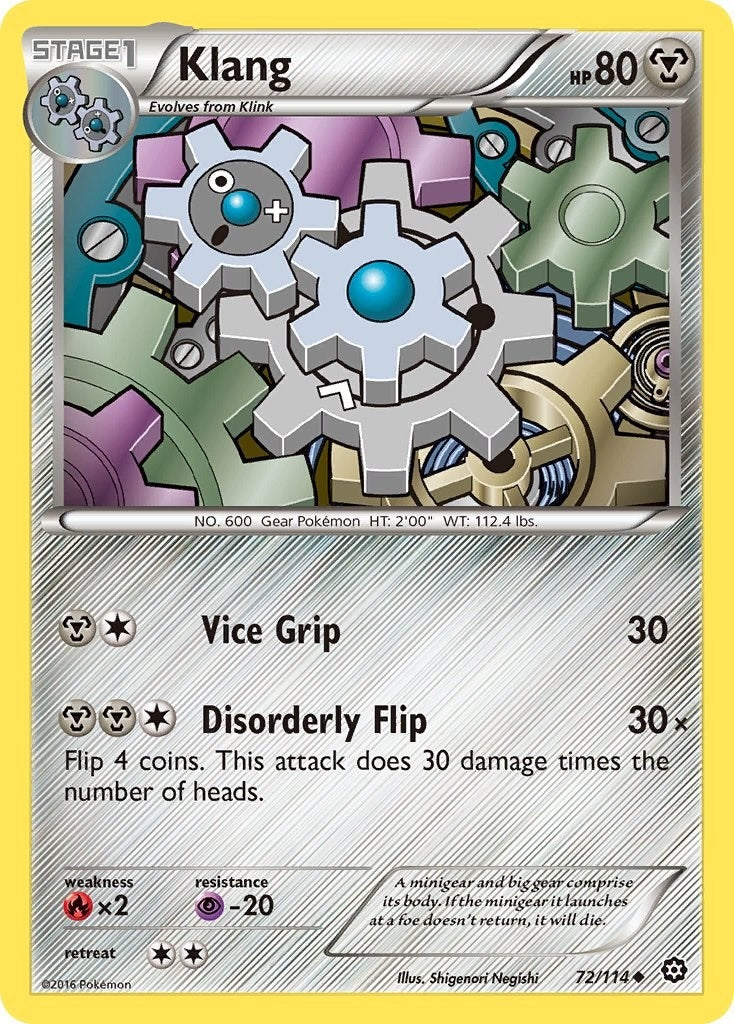 Image for Klang (72/114) [XY - Steam Siege] - Pokemon