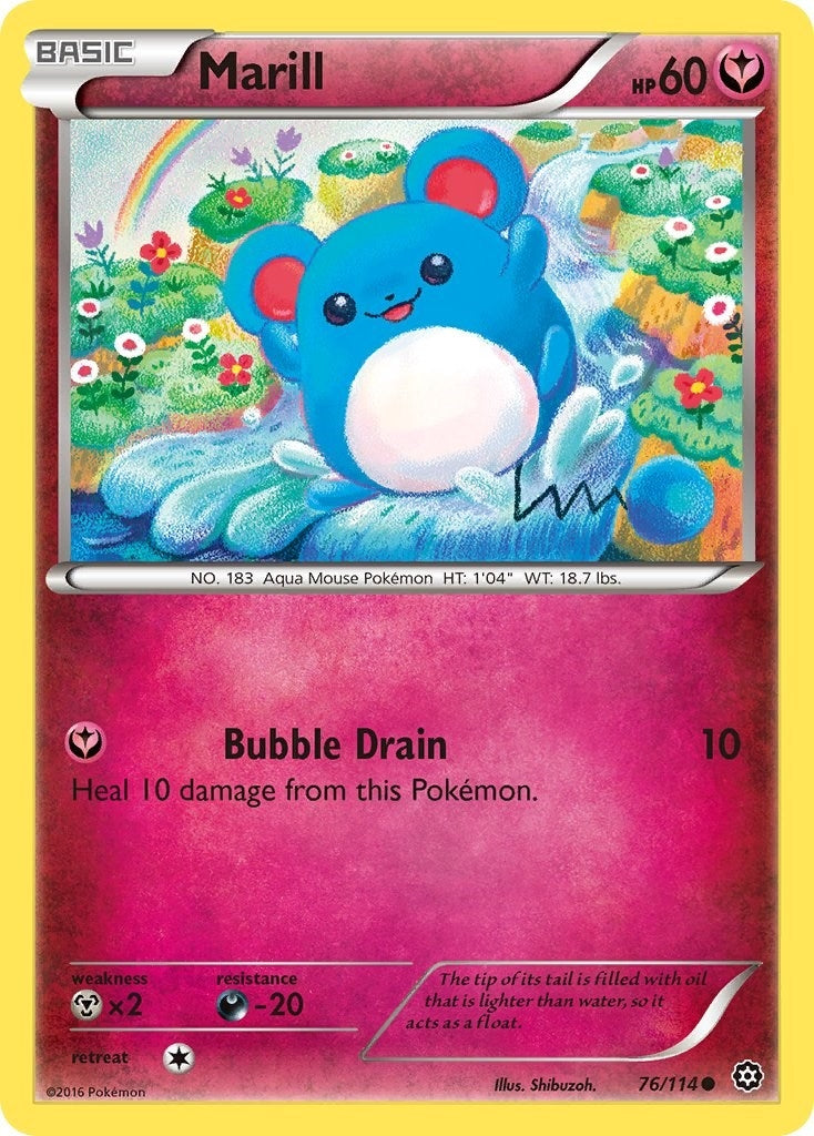 Image for Marill (76/114) [XY - Steam Siege] - Pokemon
