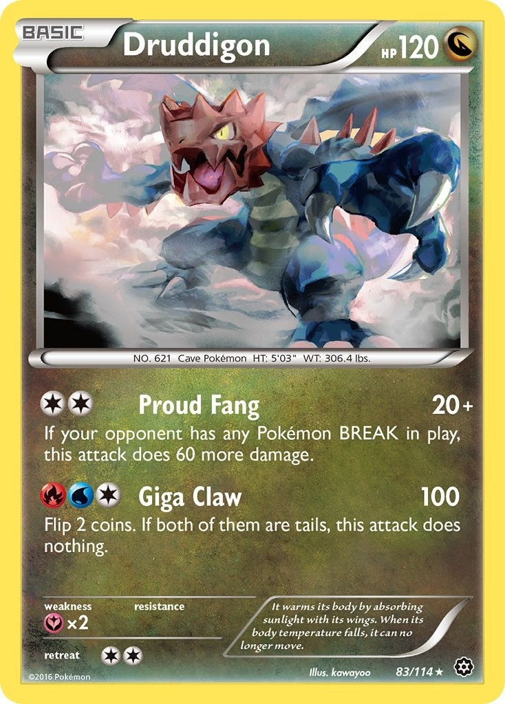 Image for Druddigon (83/114) [XY - Steam Siege] - Pokemon